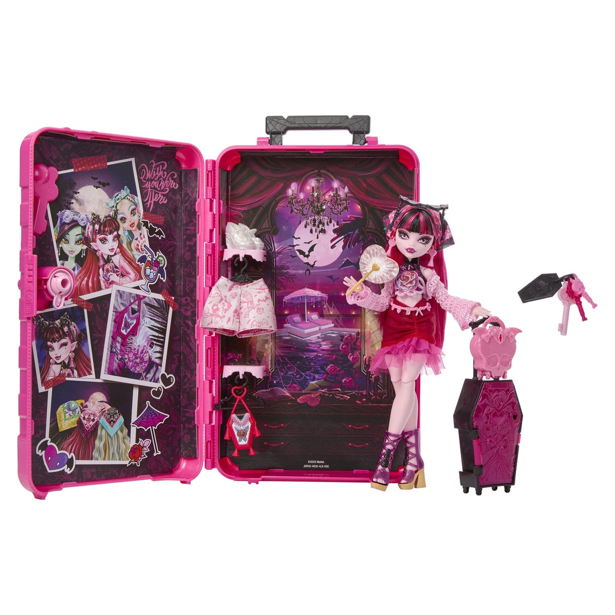 Immagine del prodotto Monster High Skulltimate Secrets Bambola Destination: Gore-geous Oasis – Draculaura