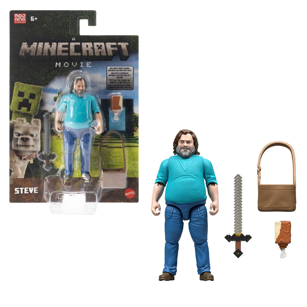 Immagine del prodotto Un’action figure Steve 10 cm – Il film di Minecraft
