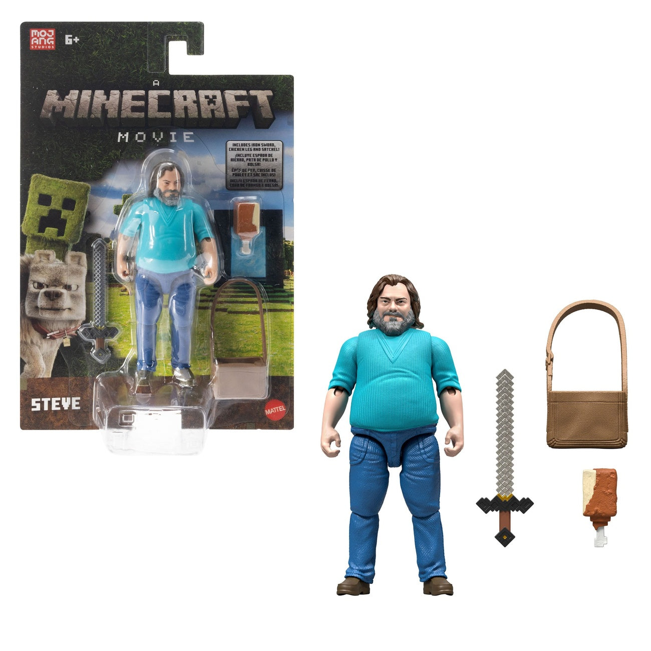 Immagine del prodotto Un’action figure Steve 10 cm – Il film di Minecraft