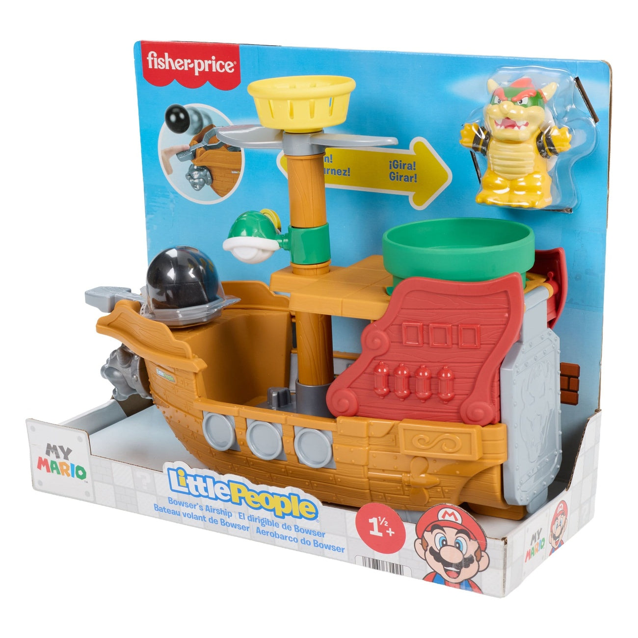 Immagine del prodotto My Mario Little People Playset – Aeronave di Bowser