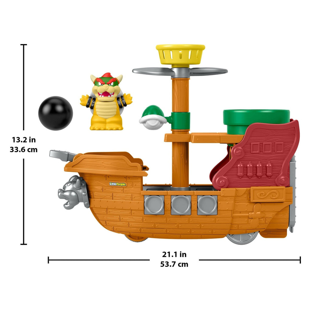 Immagine del prodotto My Mario Little People Playset – Aeronave di Bowser