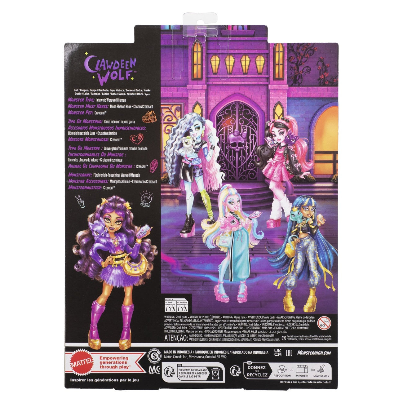 Product image Monster High Doll Clawdeen Wolf