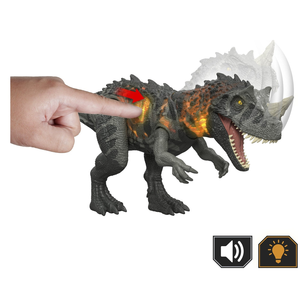 Immagine del prodotto Jurassic World: Survival action figure Wild Roar Ceratosaurus