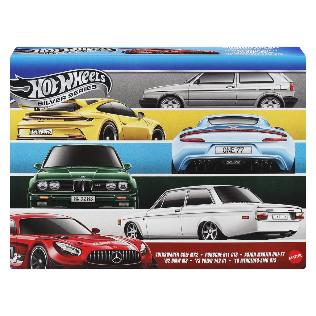 Immagine del prodotto Hot Wheels Silver Series Veicoli Die-Cast set da 6 1/64 Euro Style