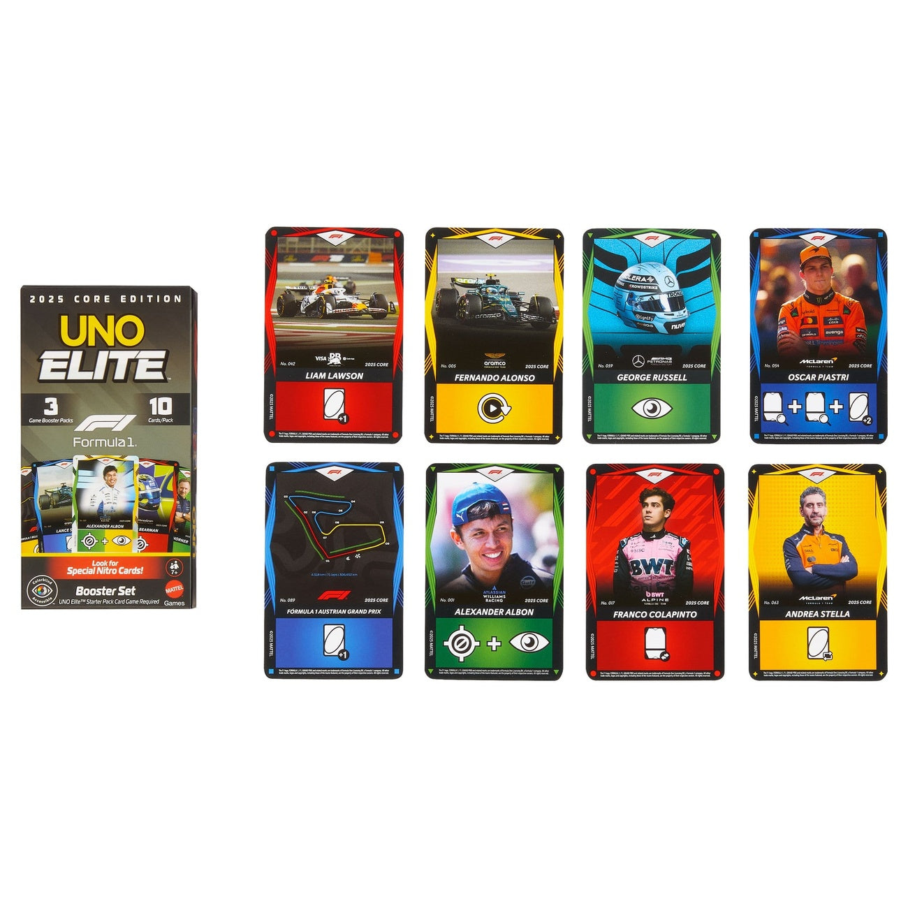Immagine del prodotto Formula 1 UNO Gioco di carte Elite F1 Booster Set