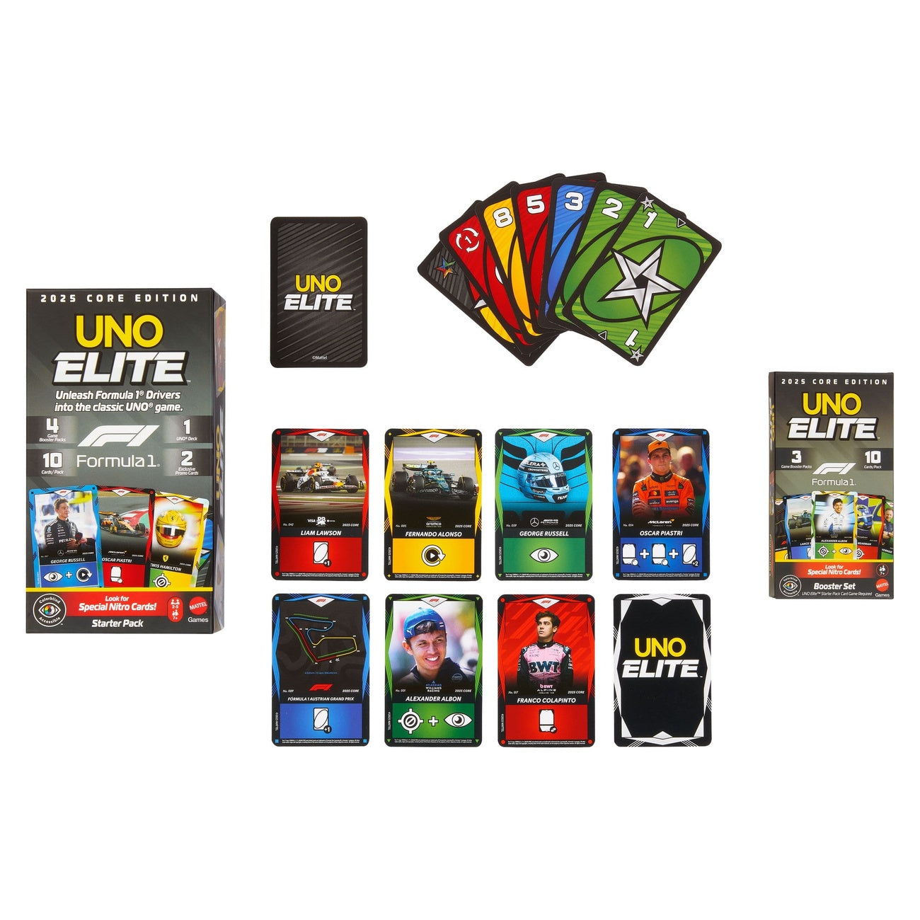 Immagine del prodotto Formula 1 UNO Gioco di carte Elite F1 Booster Set