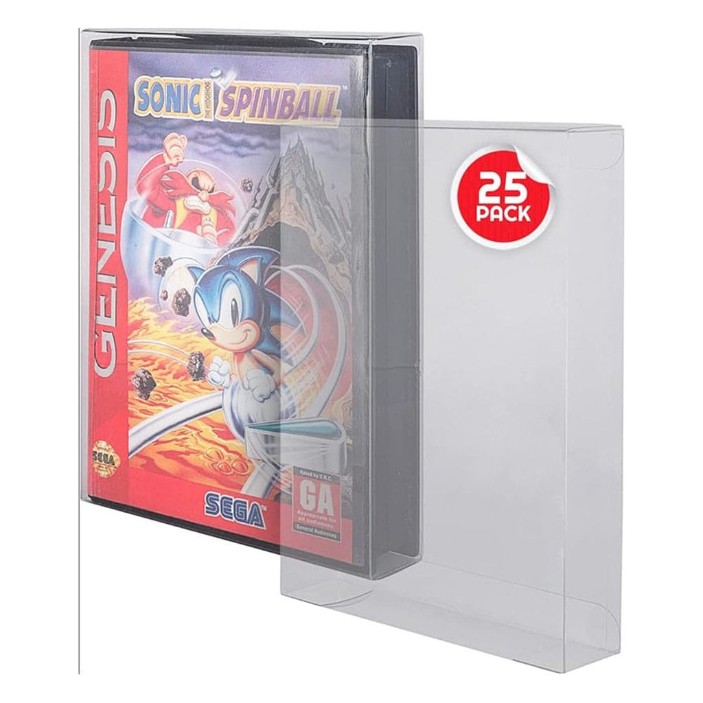 Immagine del prodotto Custodie PET confezione da 25 per giochi Sega Genesis