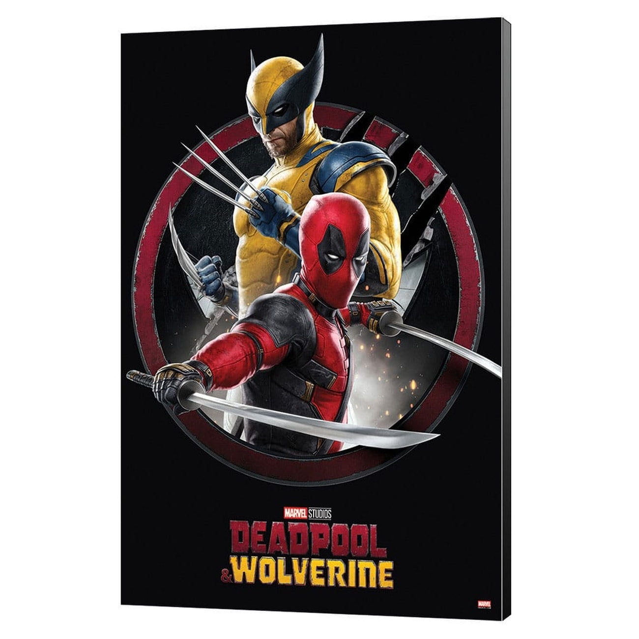 Product image Marvel Wood Print Deadpool & Wolverine 01 Action 35 x 50 cm