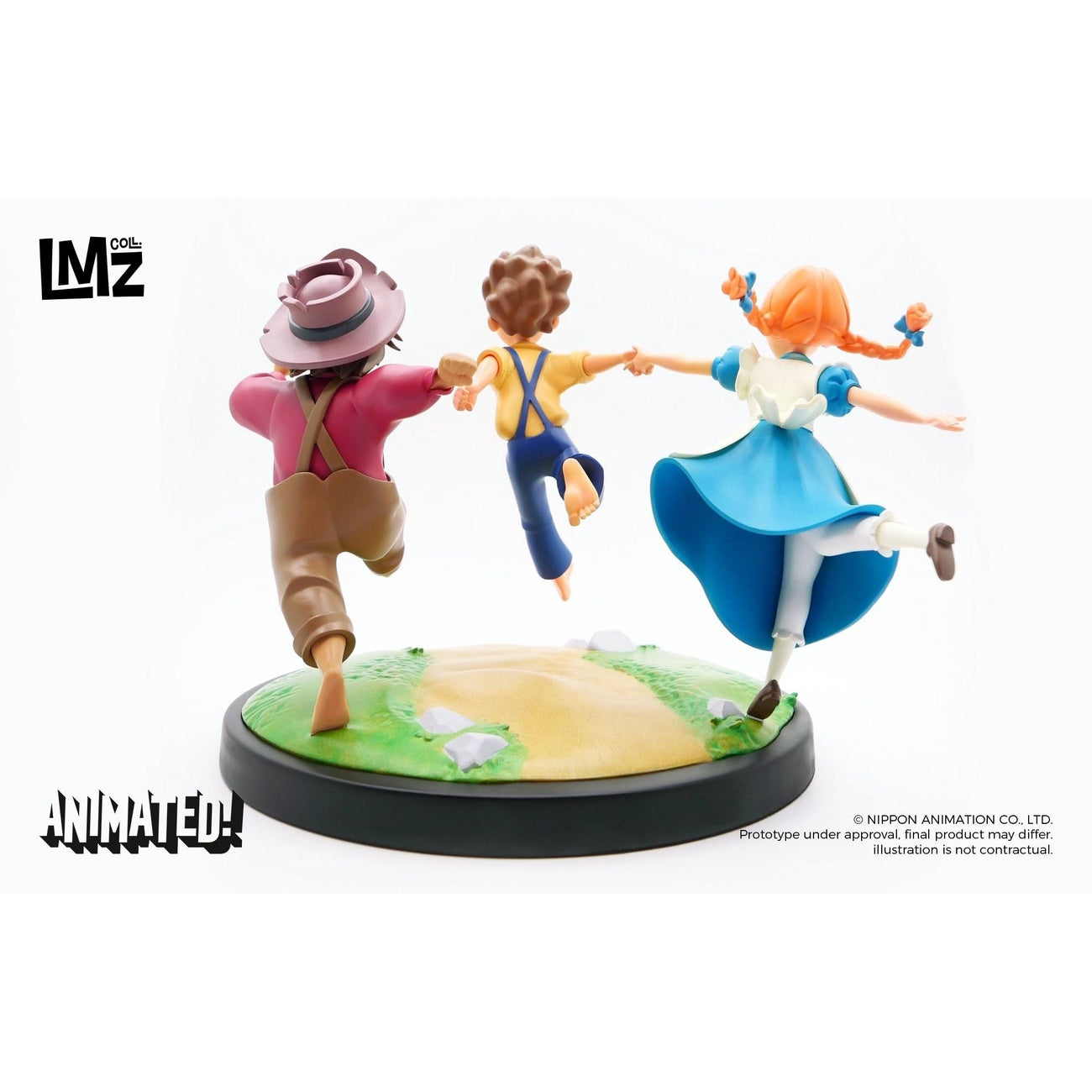 Immagine del prodotto Le Avventure di Tom Sawyer Animated! Statua Tom, Huck & Becky 23 cm