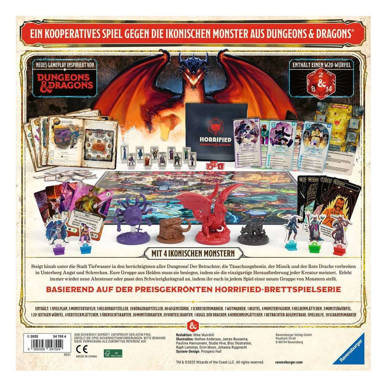 Product image Horrified: Dungeons & Dragons Board Game *German Version*
