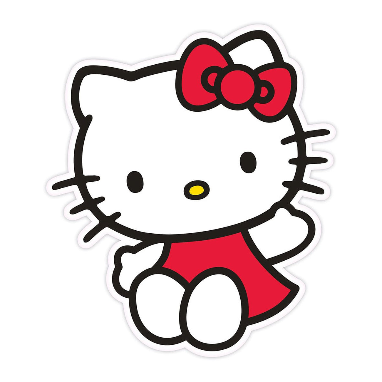 Immagine del prodotto Cuscino decorativo Sanrio Hello Kitty vestito rosso 36 cm