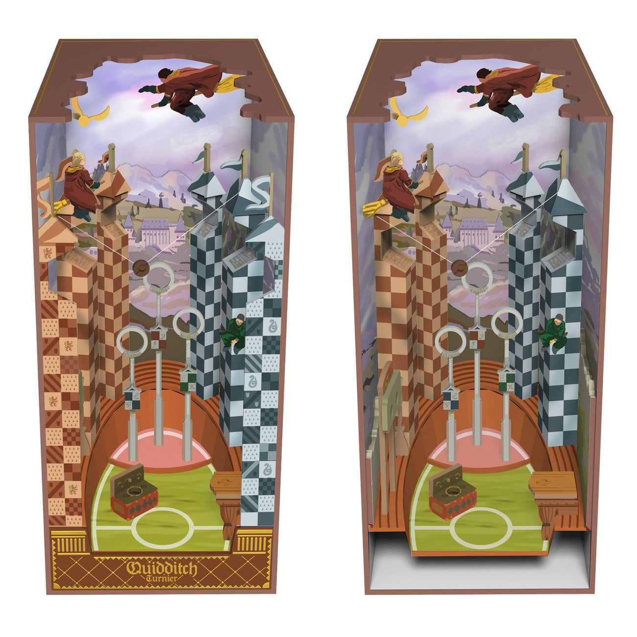 Immagine del prodotto Harry Potter Tiny Adventures Book Nook Mini Diorama Campo di Quidditch 23 cm