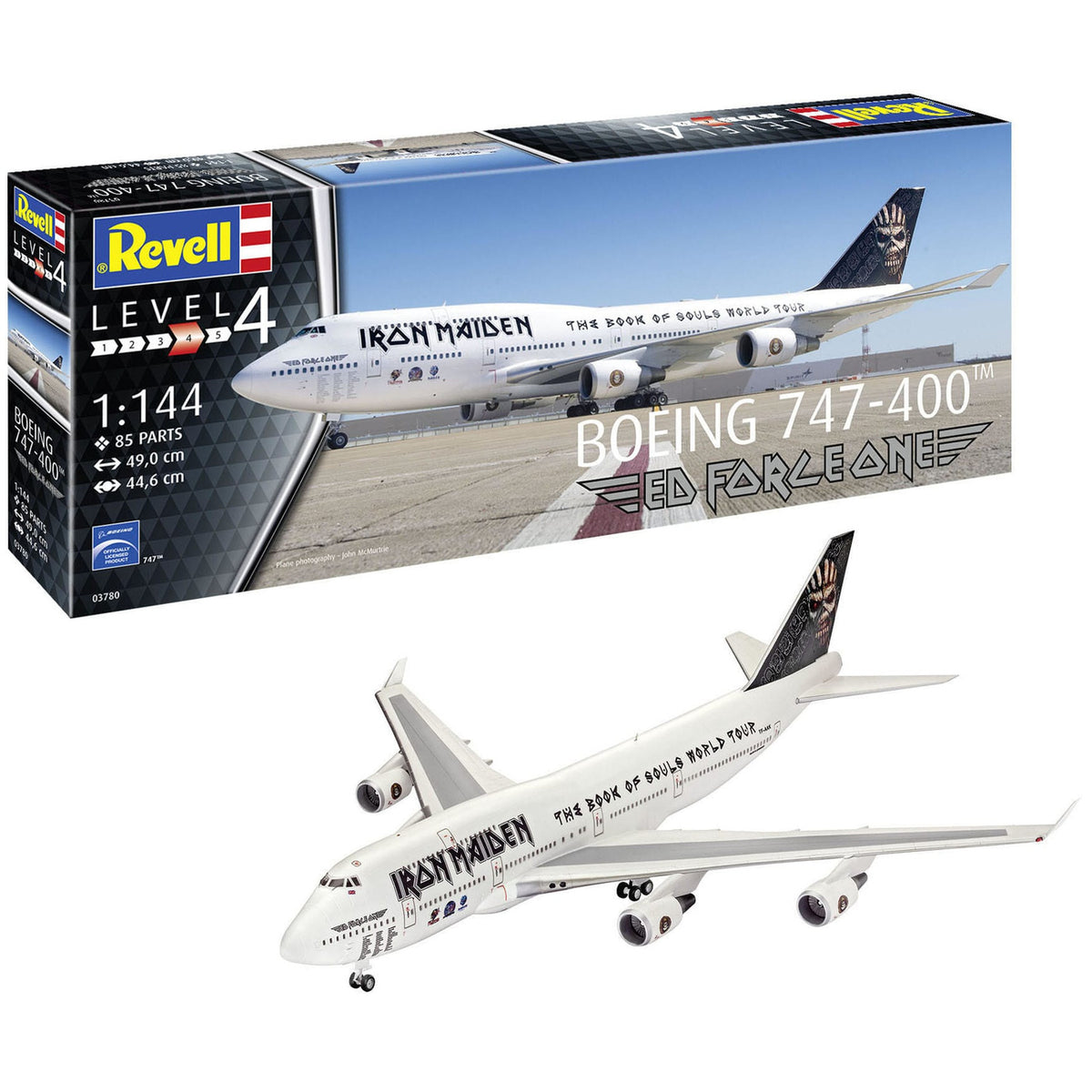 Immagine del prodotto Iron Maiden Modellino 1:144 Boeing 747-400 "Ed Force One" 49 cm