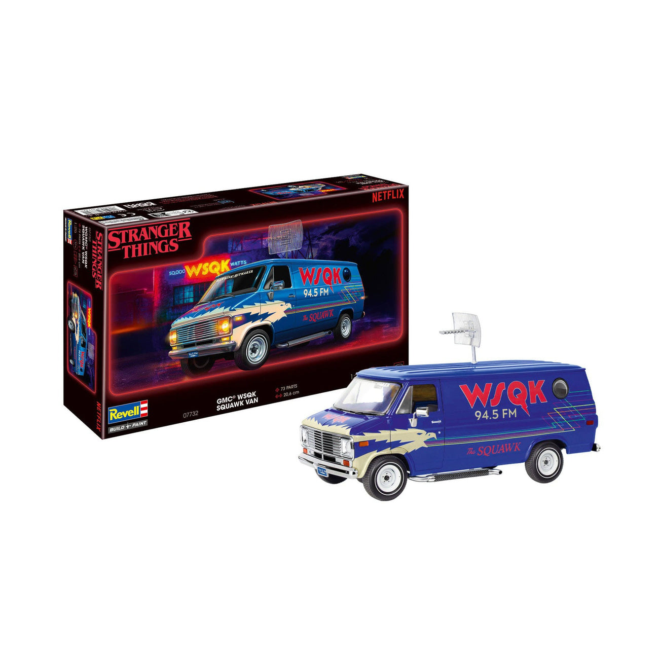 Immagine del prodotto Stranger Things Modellino 1/25 Squawk Van 21 cm