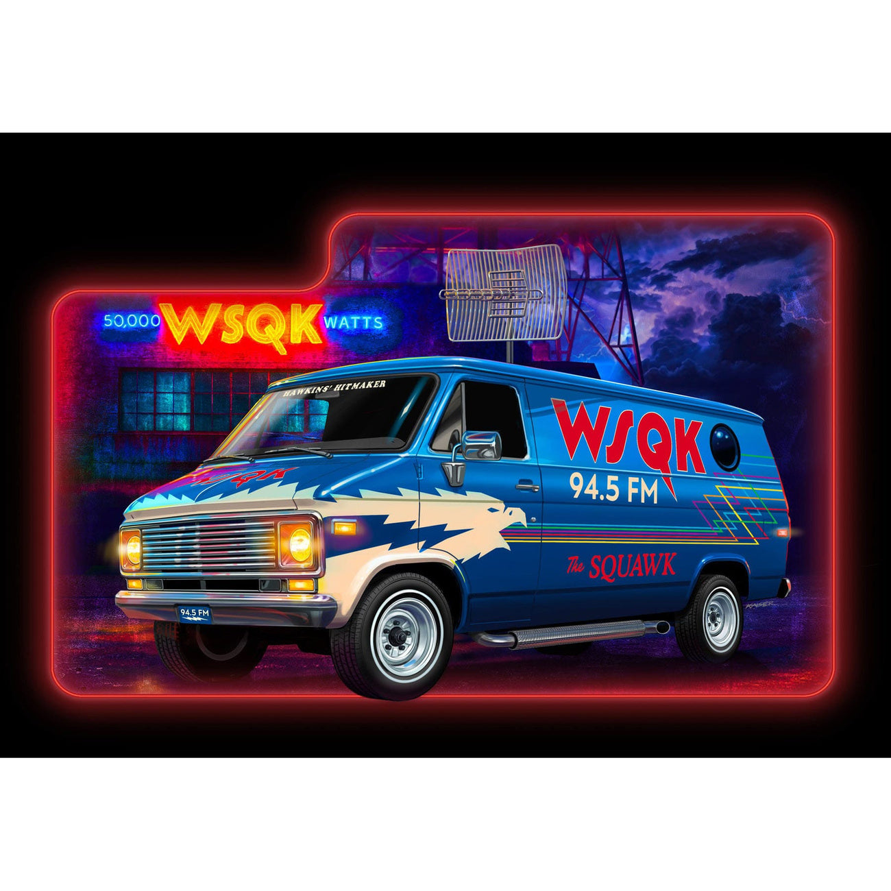 Immagine del prodotto Stranger Things Modellino 1/25 Squawk Van 21 cm
