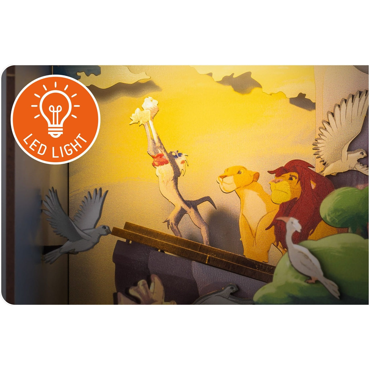 Immagine del prodotto Disney Tiny Adventures Book Nook Mini diorama Il Re Leone 23 cm