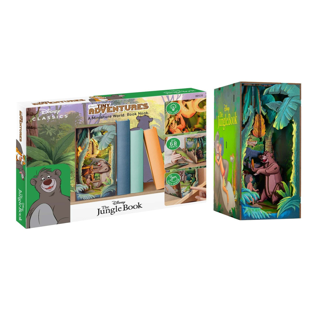 Immagine del prodotto Disney Tiny Adventures Book Nook Mini diorama Il libro della giungla 23 cm