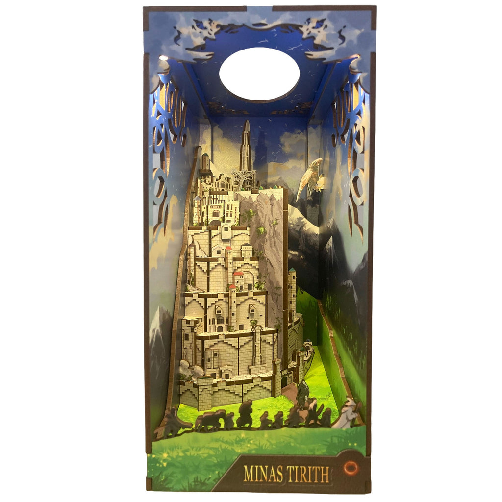 Immagine del prodotto Il Signore degli Anelli Tiny Adventures Book Nook Mini Diorama Minas Tirith 23 cm
