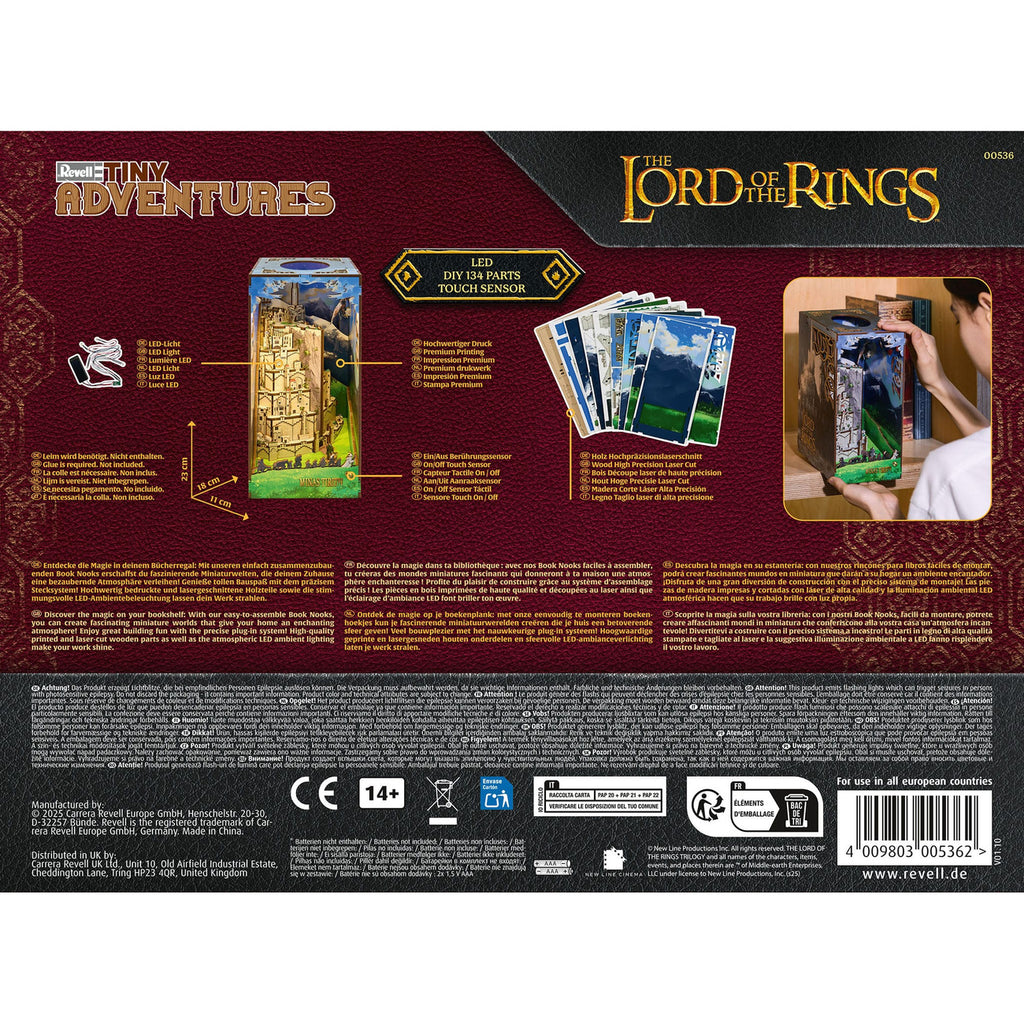 Immagine del prodotto Il Signore degli Anelli Tiny Adventures Book Nook Mini Diorama Minas Tirith 23 cm