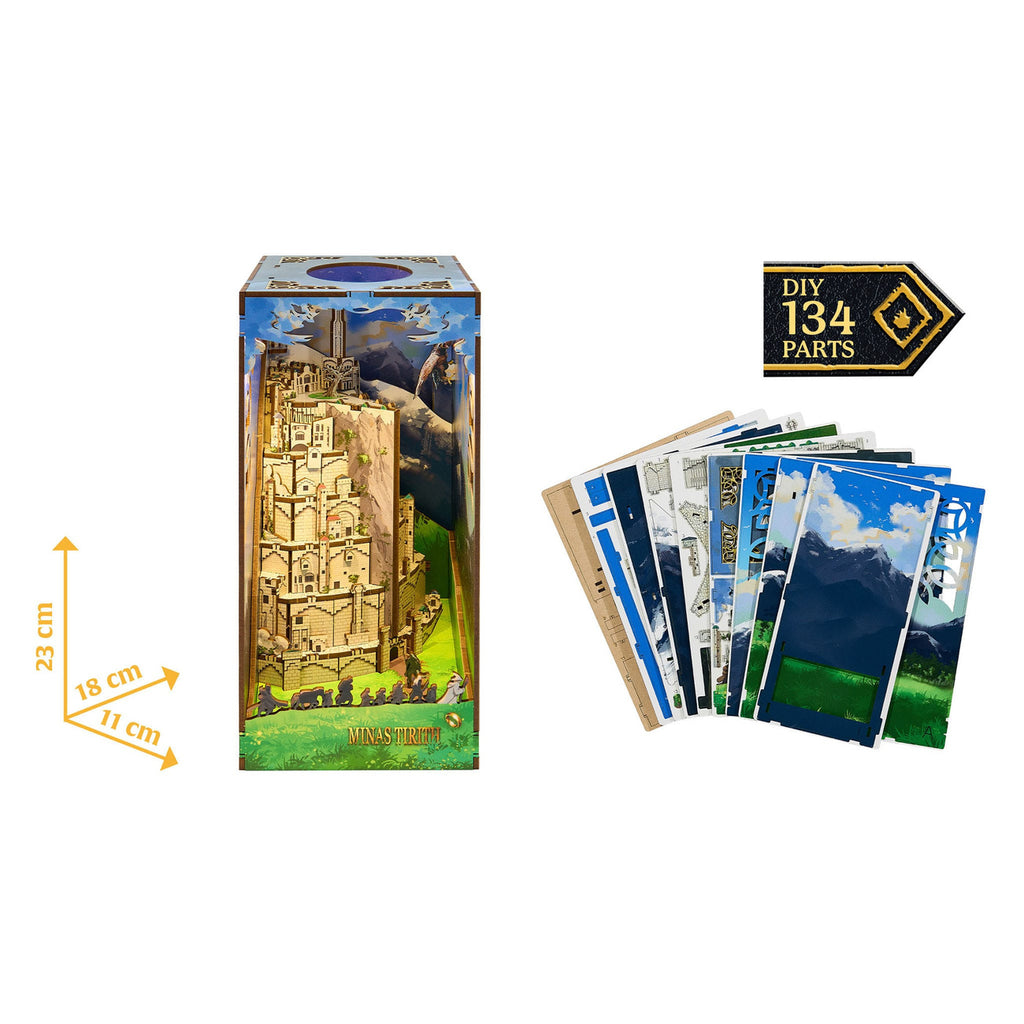 Immagine del prodotto Il Signore degli Anelli Tiny Adventures Book Nook Mini Diorama Minas Tirith 23 cm