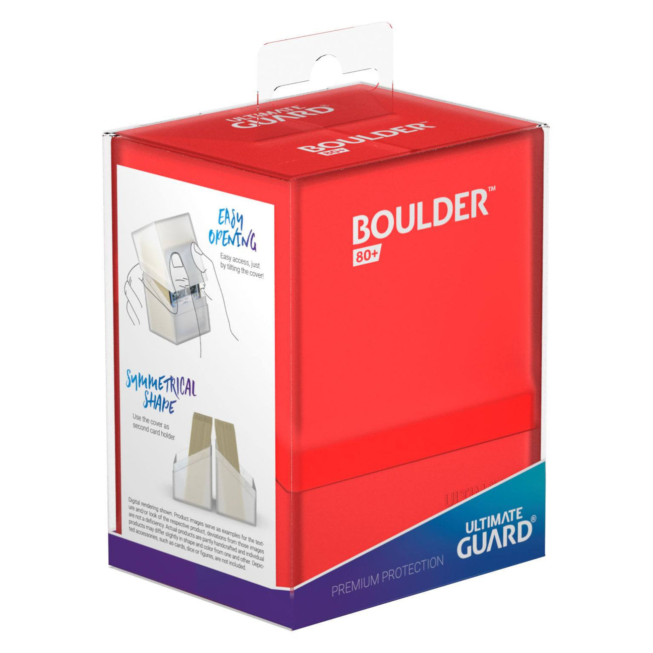Immagine del prodotto Ultimate Guard Boulder 80+ - Rubino