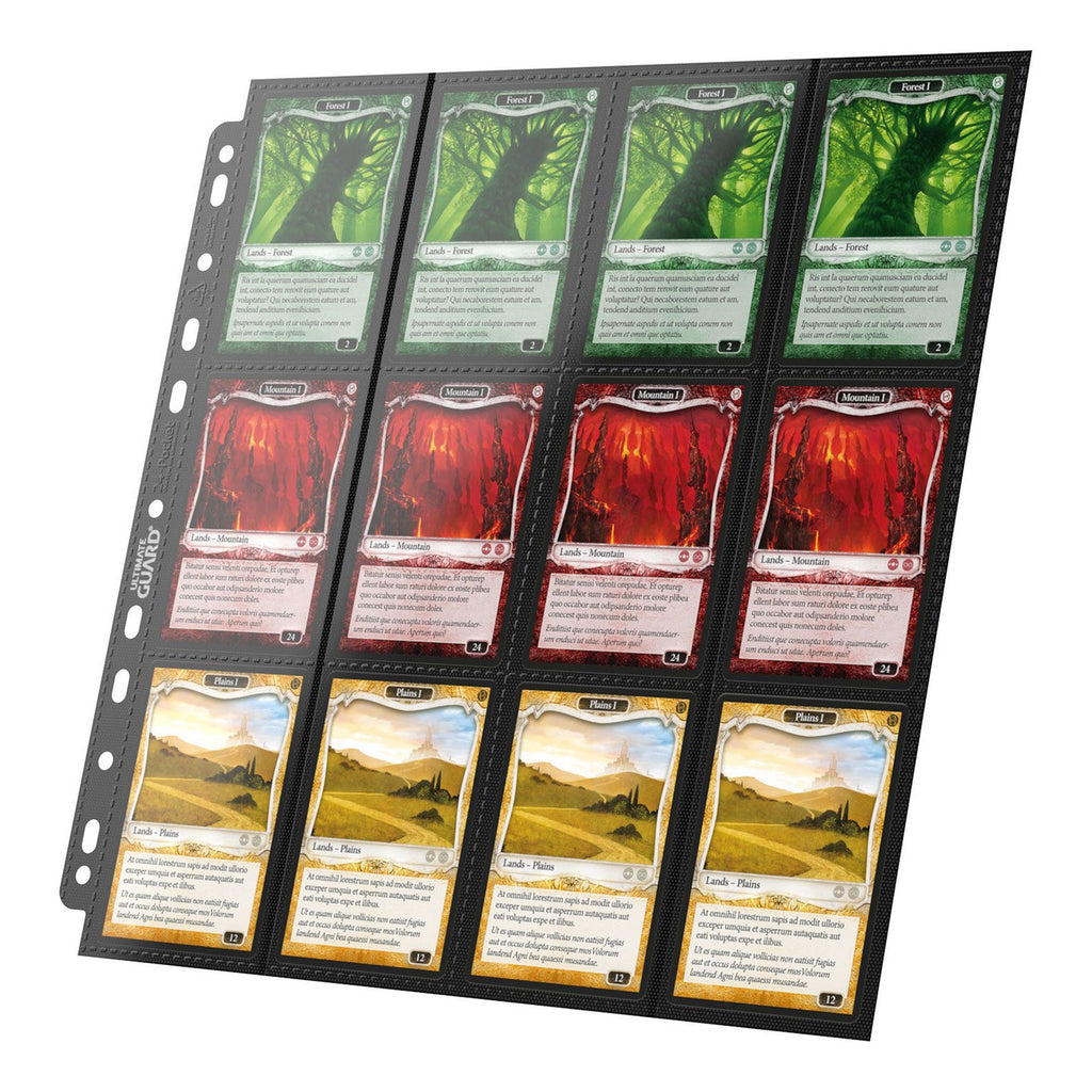 Immagine del prodotto Ultimate Guard Pagine QuadRow 24 Tasche Side-Loading (10) - Nero