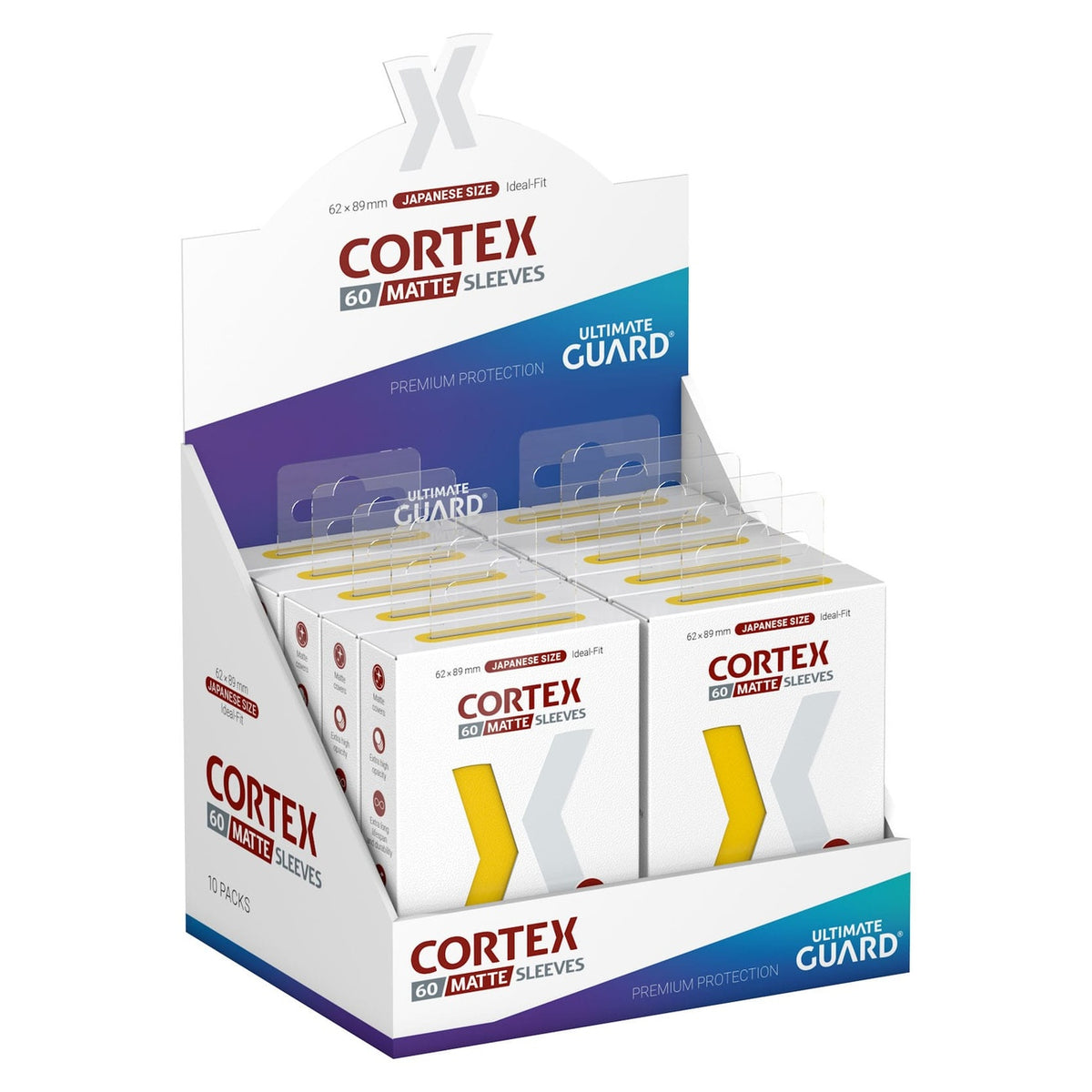 Immagine del prodotto Ultimate Guard Bustine Cortex Opache Formato Giapponese (60) - Giallo