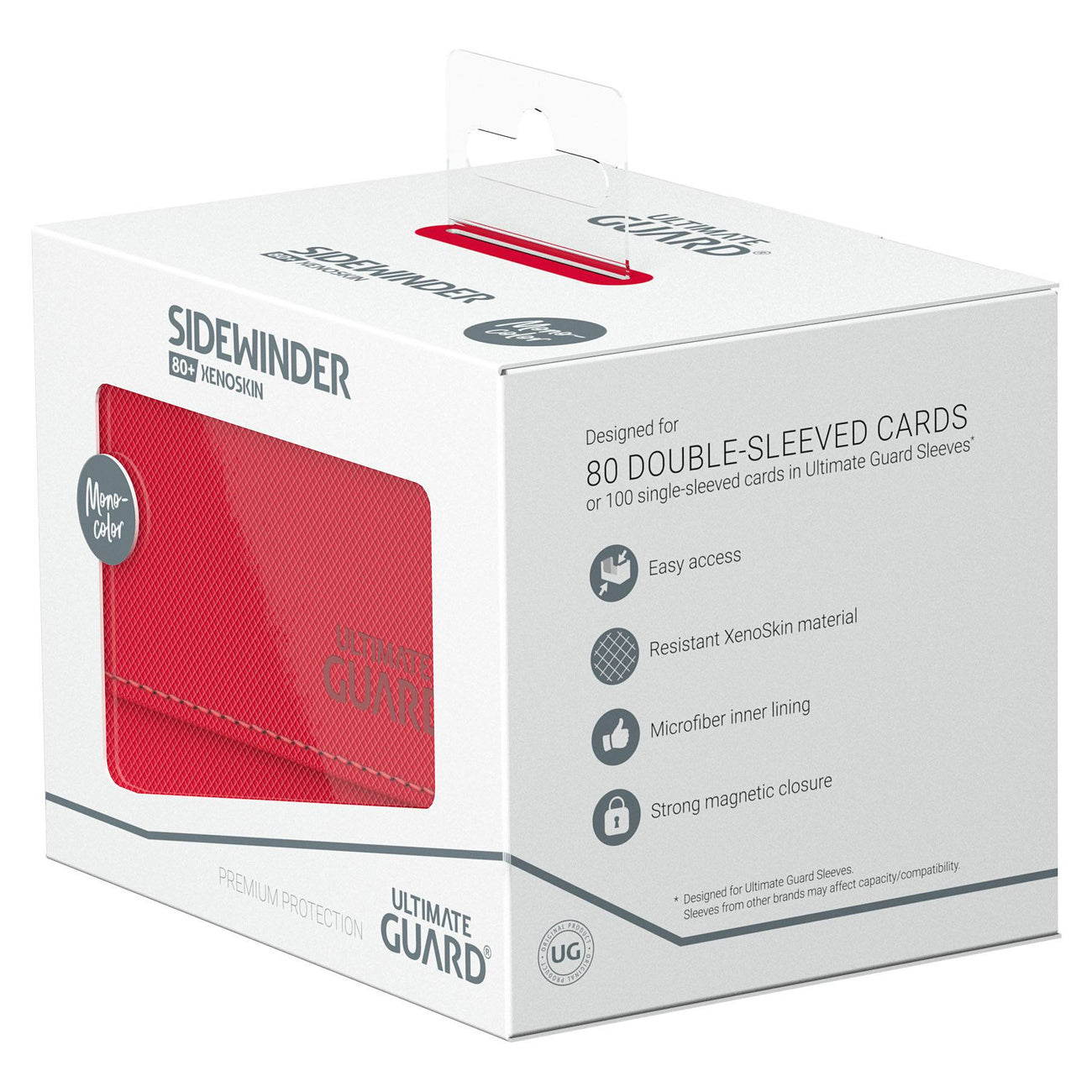 Immagine del prodotto Ultimate Guard Sidewinder 80+ Xenoskin - Rosso