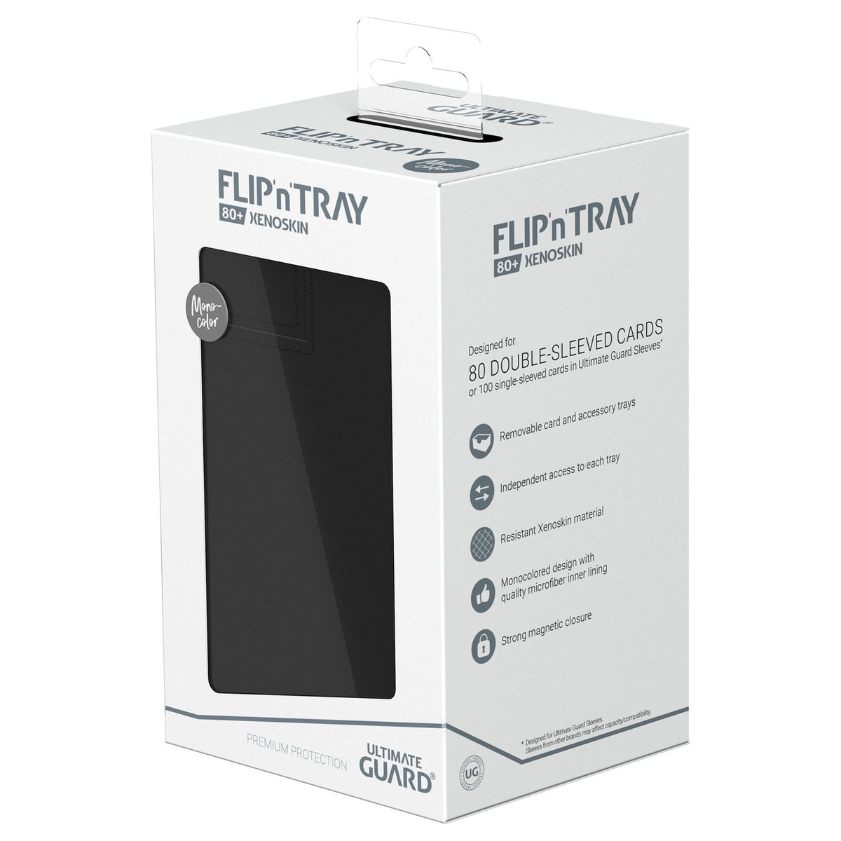 Product image Ultimate Guard Flip'n'Tray 80+ Xenoskin - Black