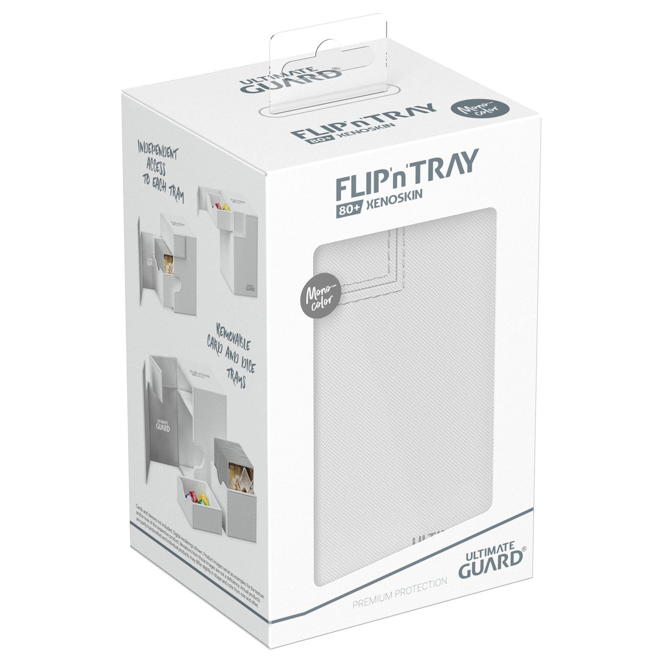 Product image Ultimate Guard Flip'n'Tray 80+ Xenoskin - White