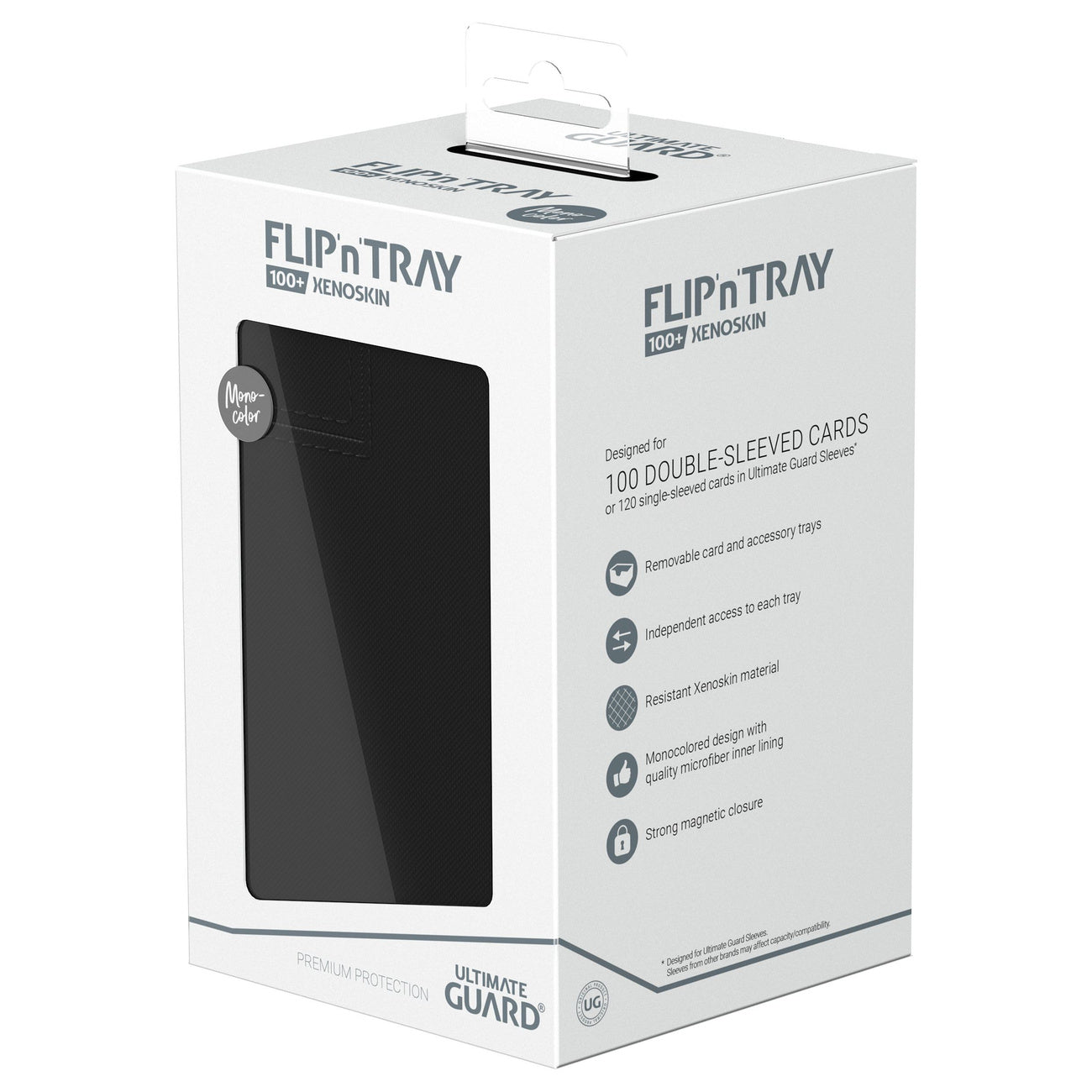 Immagine del prodotto Ultimate Guard Flip'n'Tray 100+ Xenoskin - Nero