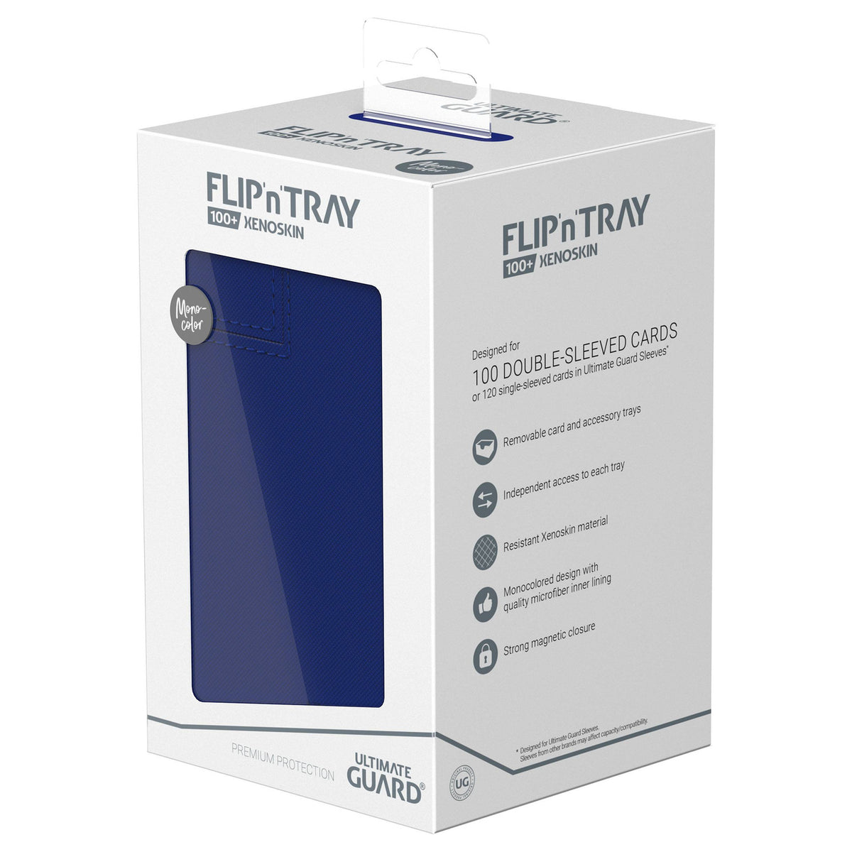 Immagine del prodotto Ultimate Guard Flip'n'Tray 100+ Xenoskin - Blu