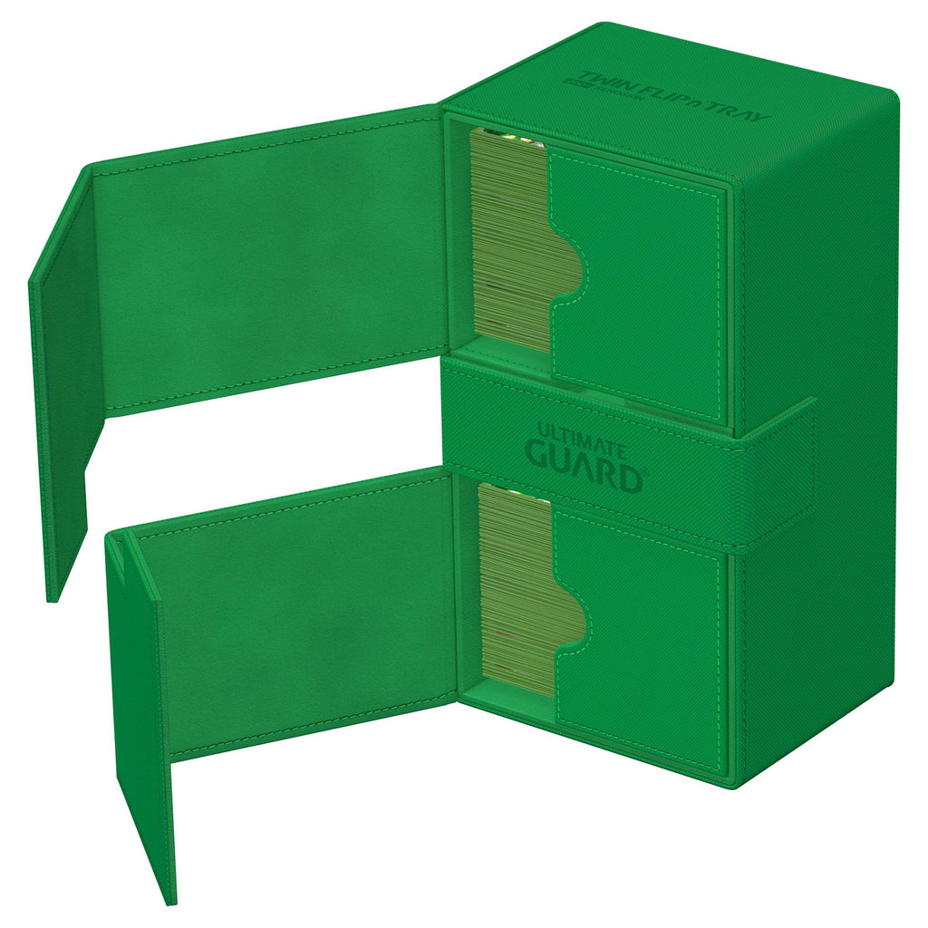 Immagine del prodotto Ultimate Guard Twin Flip'n'Tray 200+ Xenoskin - Verde