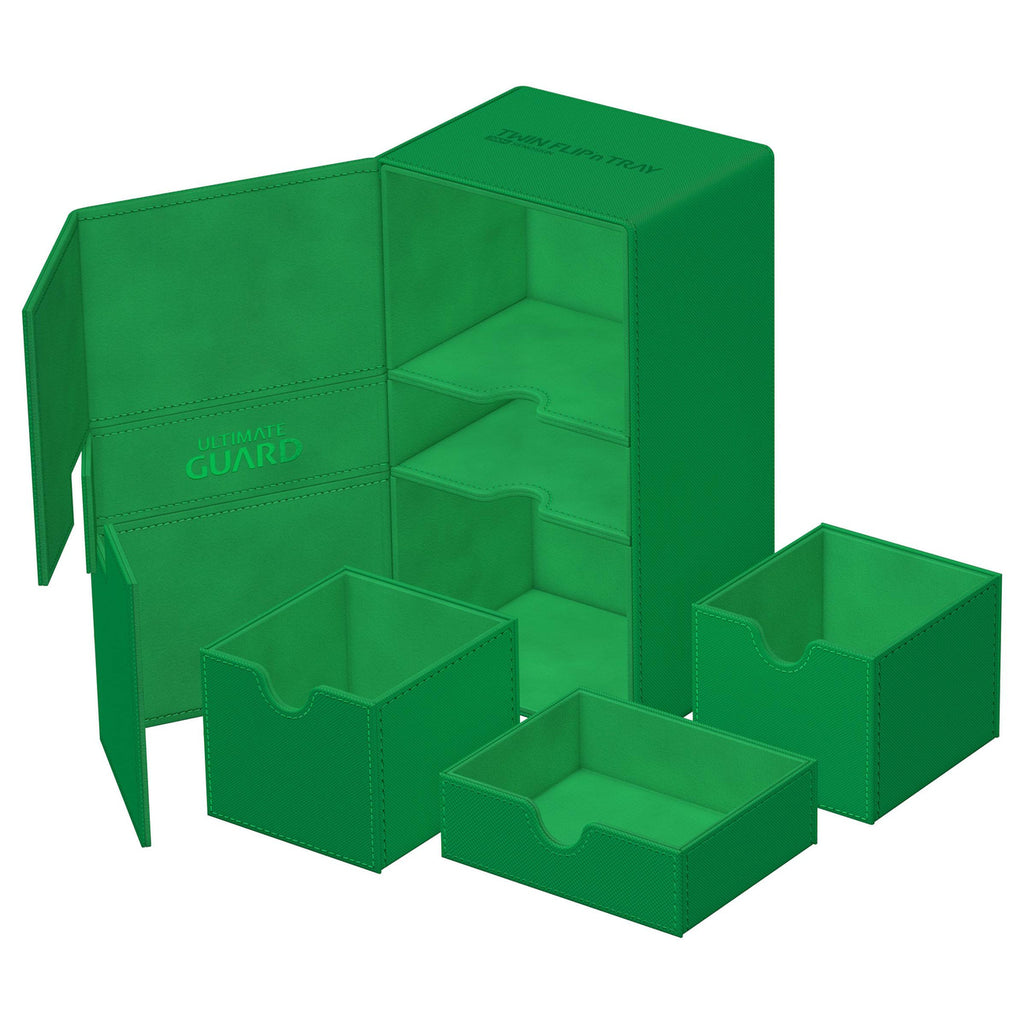 Immagine del prodotto Ultimate Guard Twin Flip'n'Tray 200+ Xenoskin - Verde