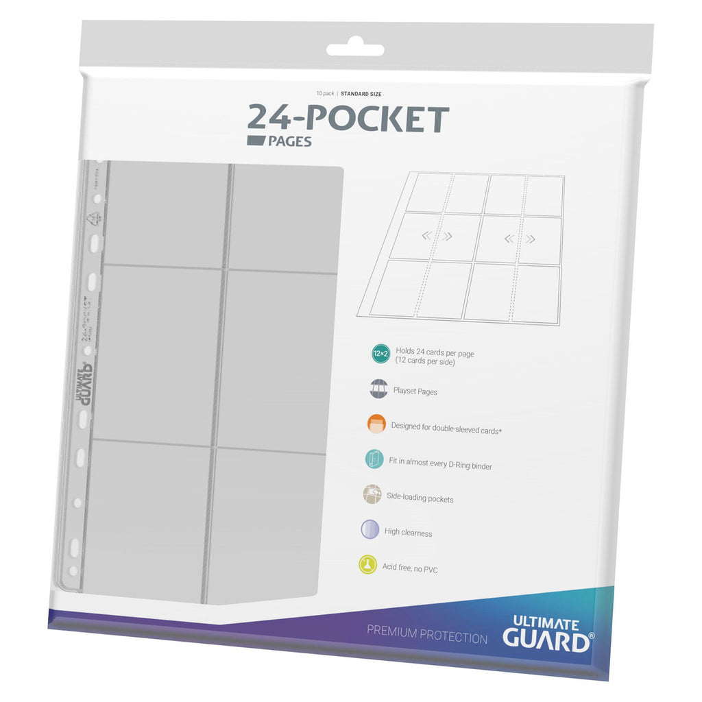 Immagine del prodotto Ultimate Guard 24-Pocket QuadRow Pages Side-Loading (10) - Trasparente
