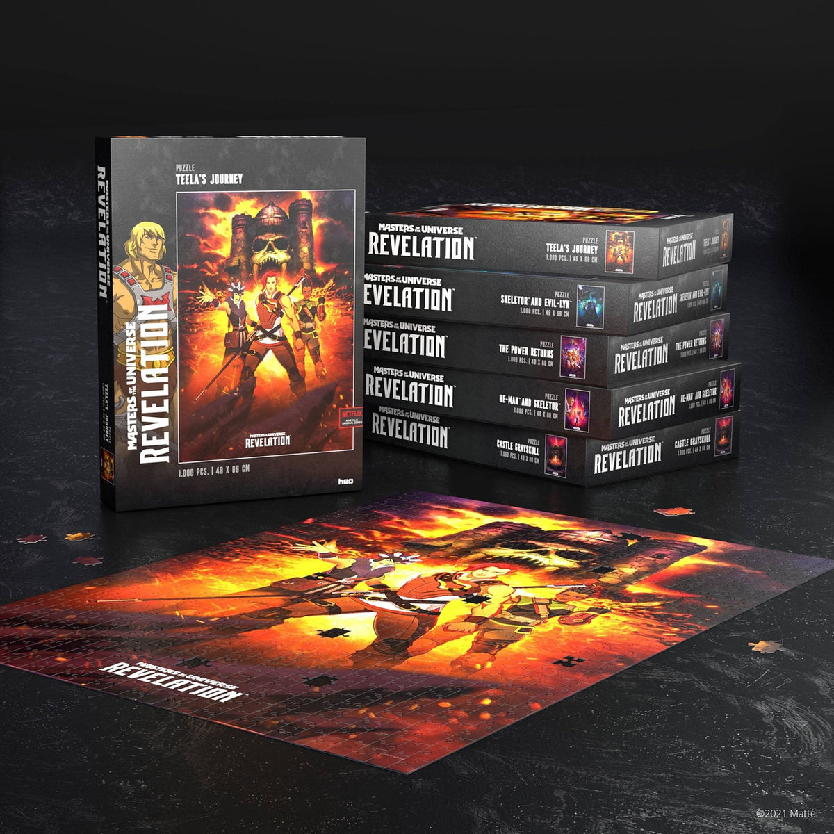 Immagine del prodotto Masters of the Universe: Revelation™ Puzzle Il viaggio di Teela (1000 pezzi)