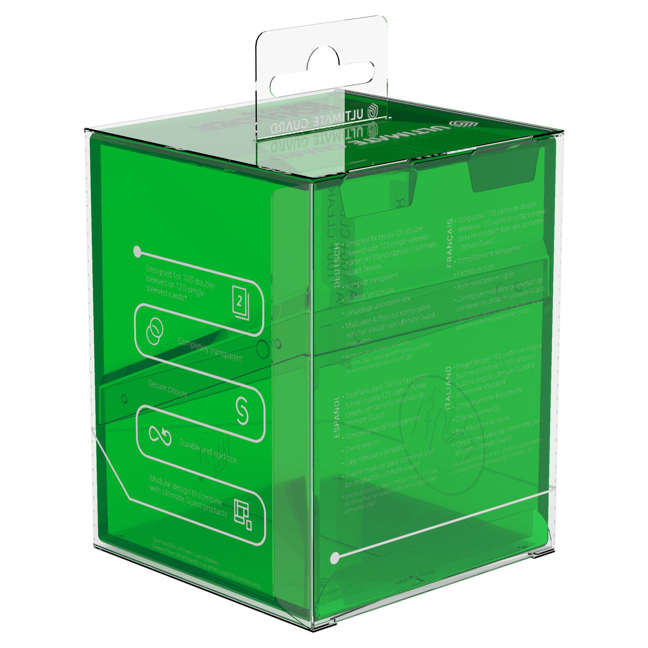 Immagine del prodotto Ultimate Guard Boulder 100+ Clear – Smeraldo