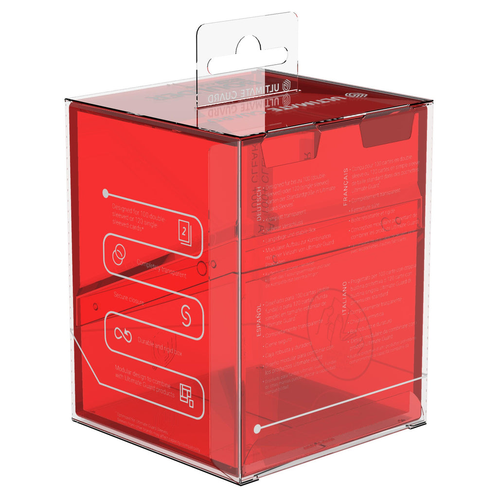 Immagine del prodotto Ultimate Guard Boulder 100+ Clear - Ruby