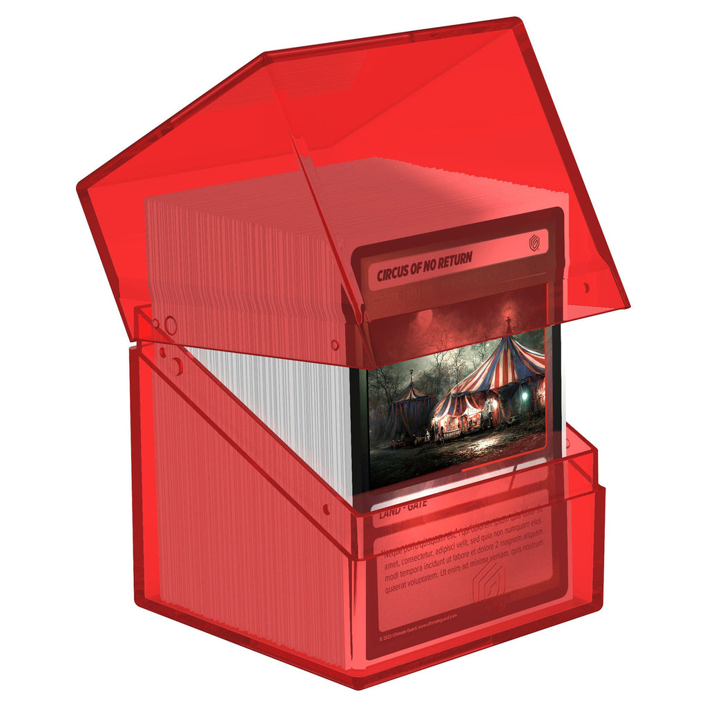 Immagine del prodotto Ultimate Guard Boulder 100+ Clear - Ruby