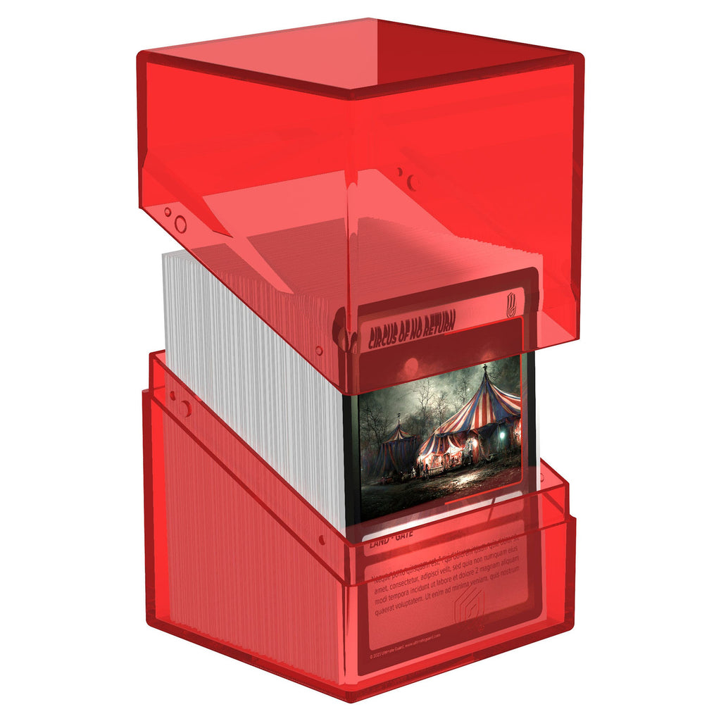 Immagine del prodotto Ultimate Guard Boulder 100+ Clear - Ruby