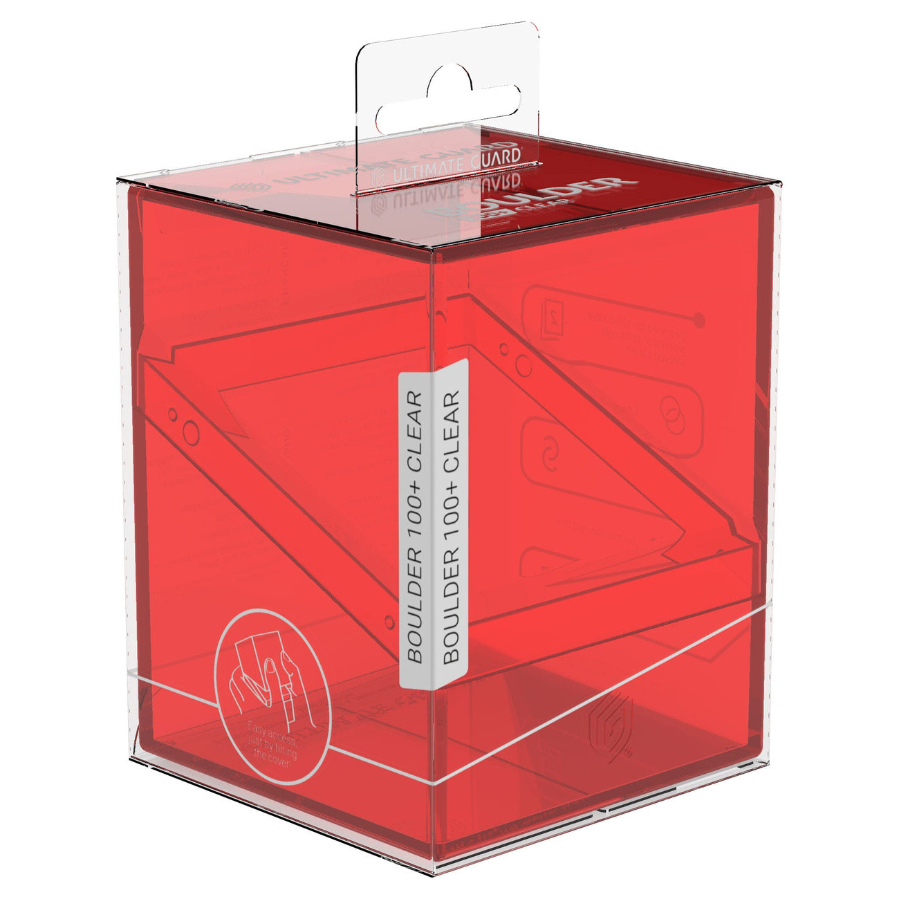 Immagine del prodotto Ultimate Guard Boulder 100+ Clear - Ruby