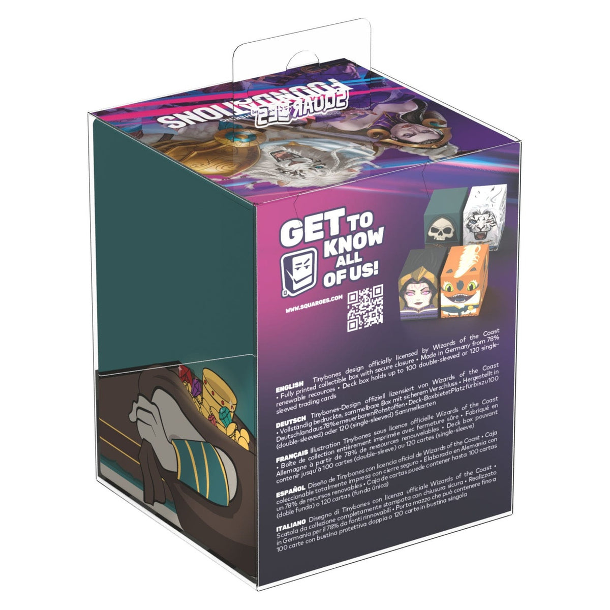 Product image Squaroes Squaroe Magic: The Gathering "Foundations" MTG003 - Tinybones