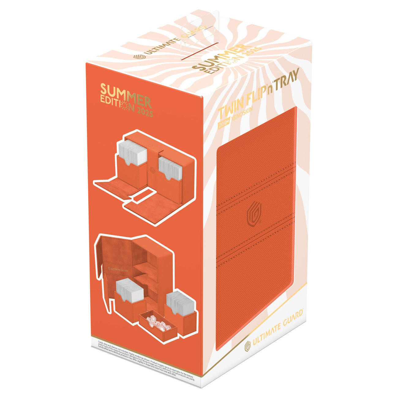 Immagine del prodotto Ultimate Guard Twin Flip'n'Tray 200+ Xenoskin "Summer Edition 2025" - Peach