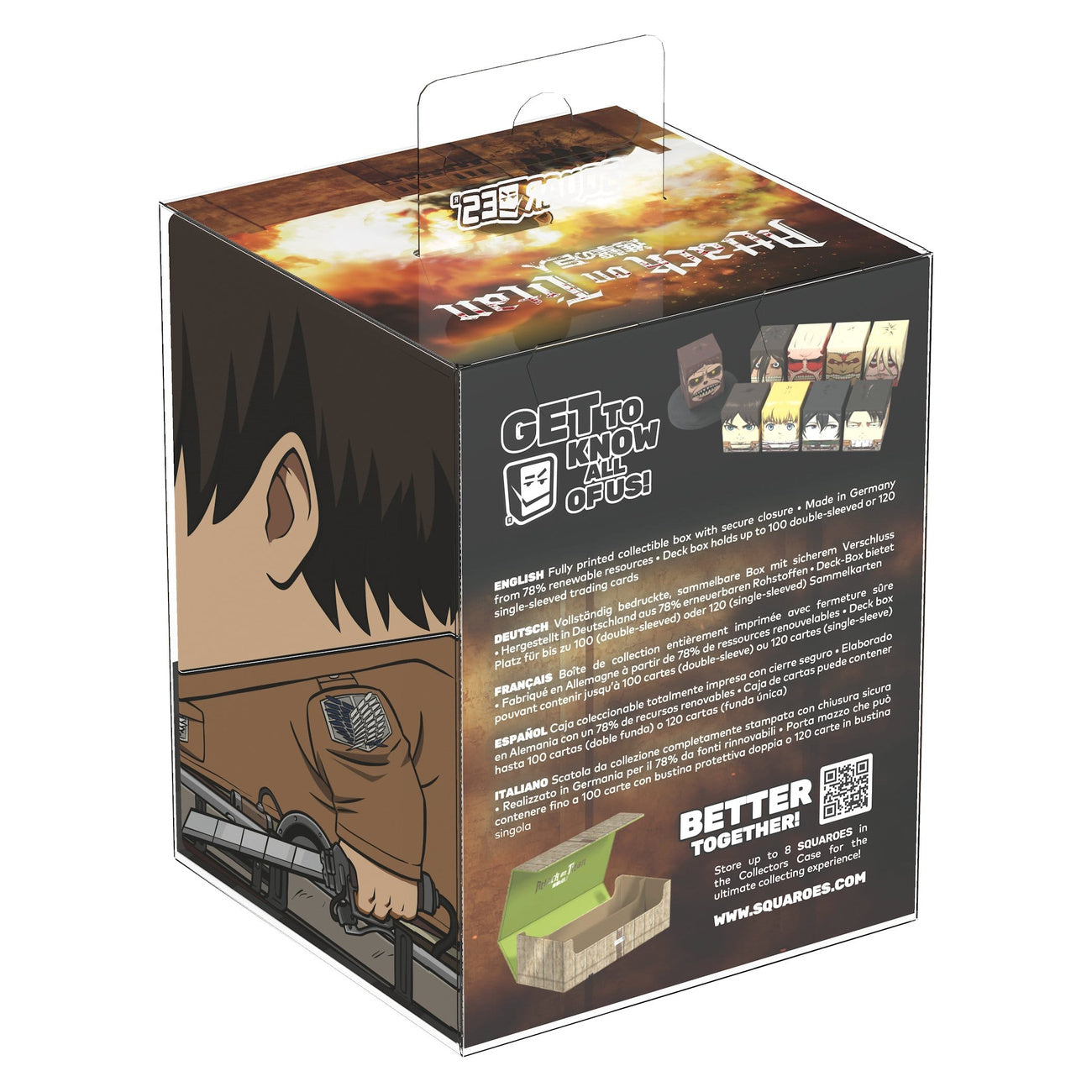 Product image Squaroes Squaroe Attack on Titan AOT001 - Eren Jaeger