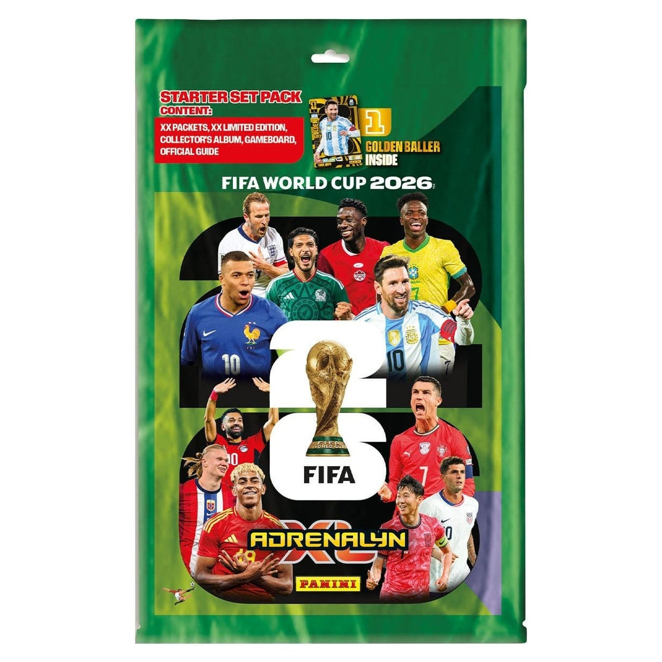 Immagine del prodotto Panini FIFA World Cup 2026 Adrenalyn XL Trading Cards Set iniziale *Versione tedesca*