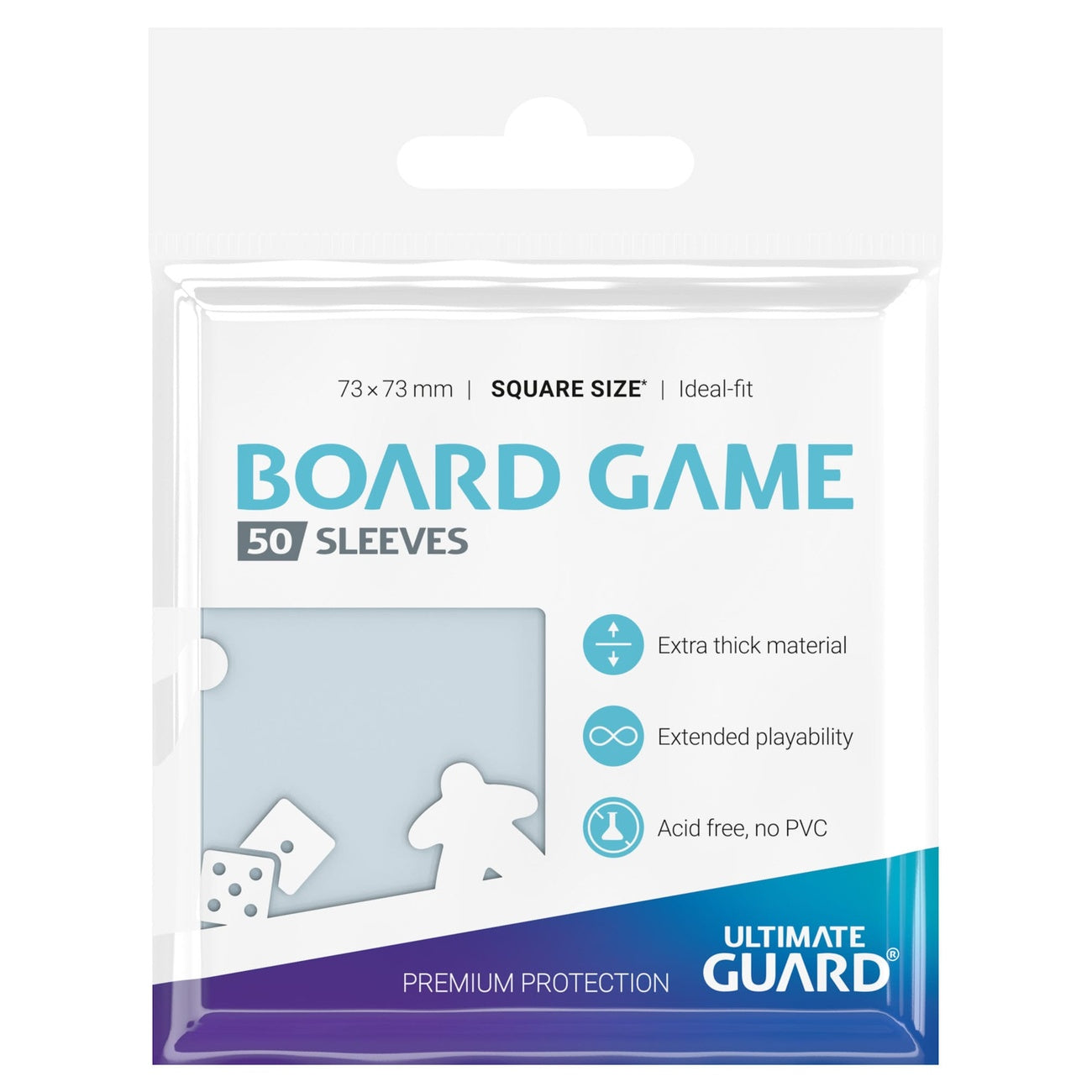 Immagine del prodotto Ultimate Guard Bustine per giochi da tavolo (50) - Quadrate