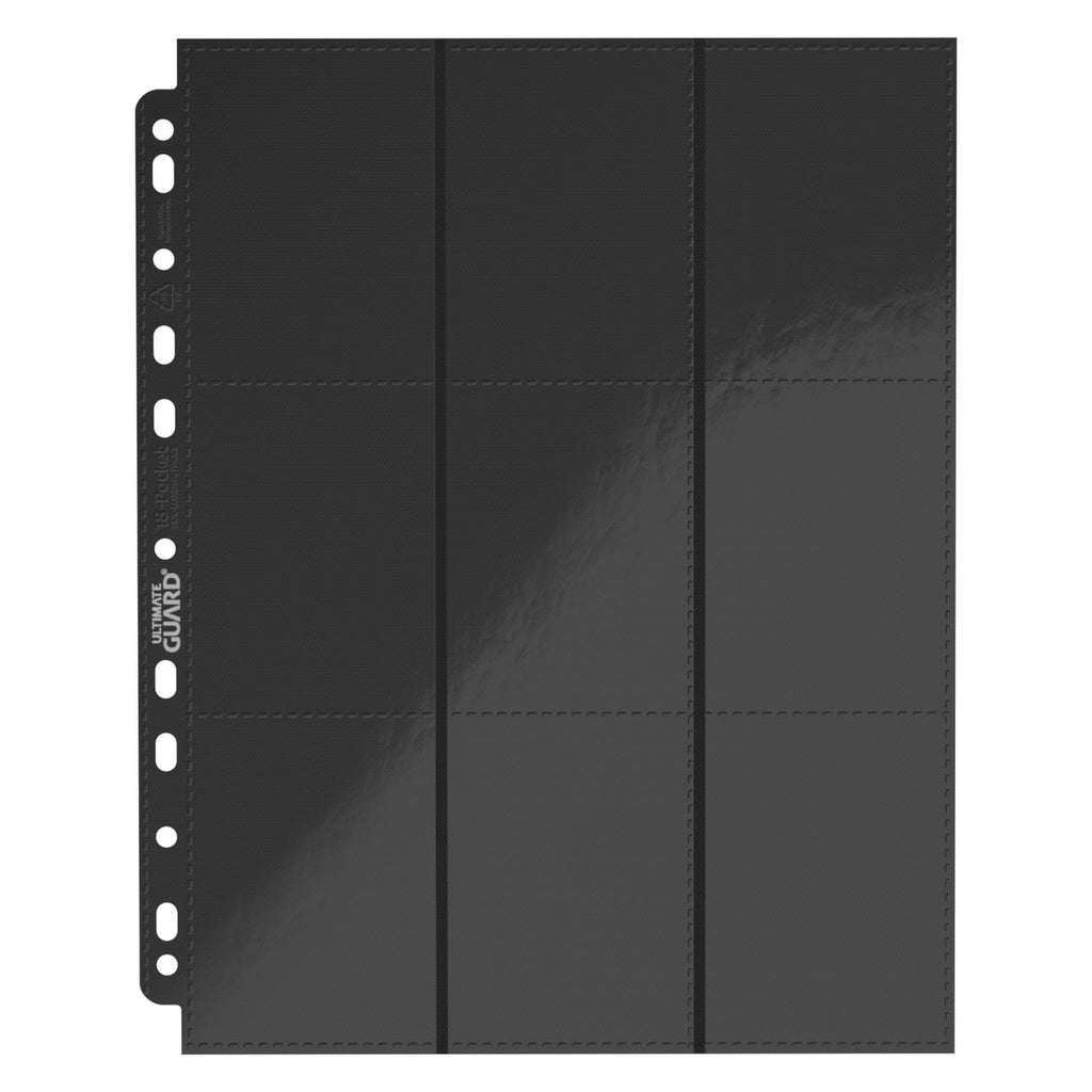 Product image Ultimate Guard 18-Pocket Pages Side-Loading (10) - Black