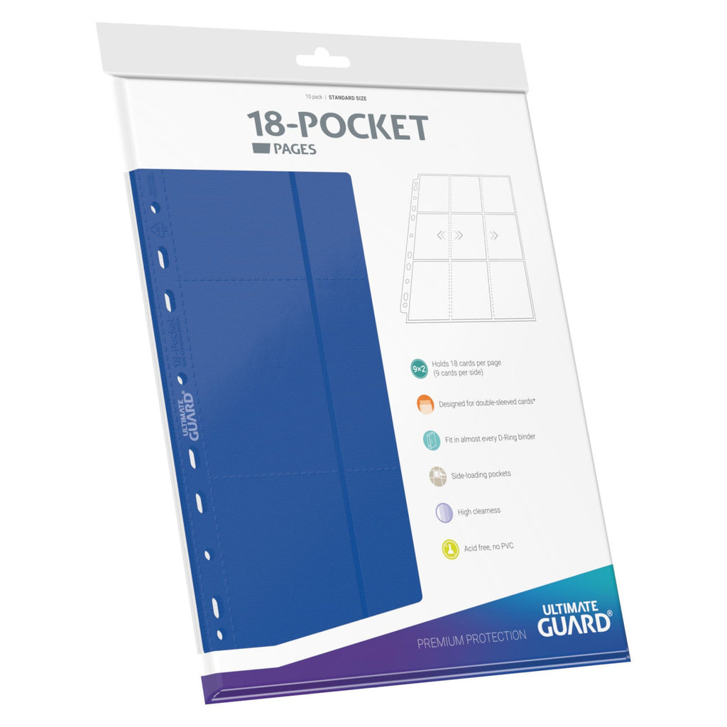 Immagine del prodotto Ultimate Guard Pagine 18 Tasche Side-Loading (10) - Blu