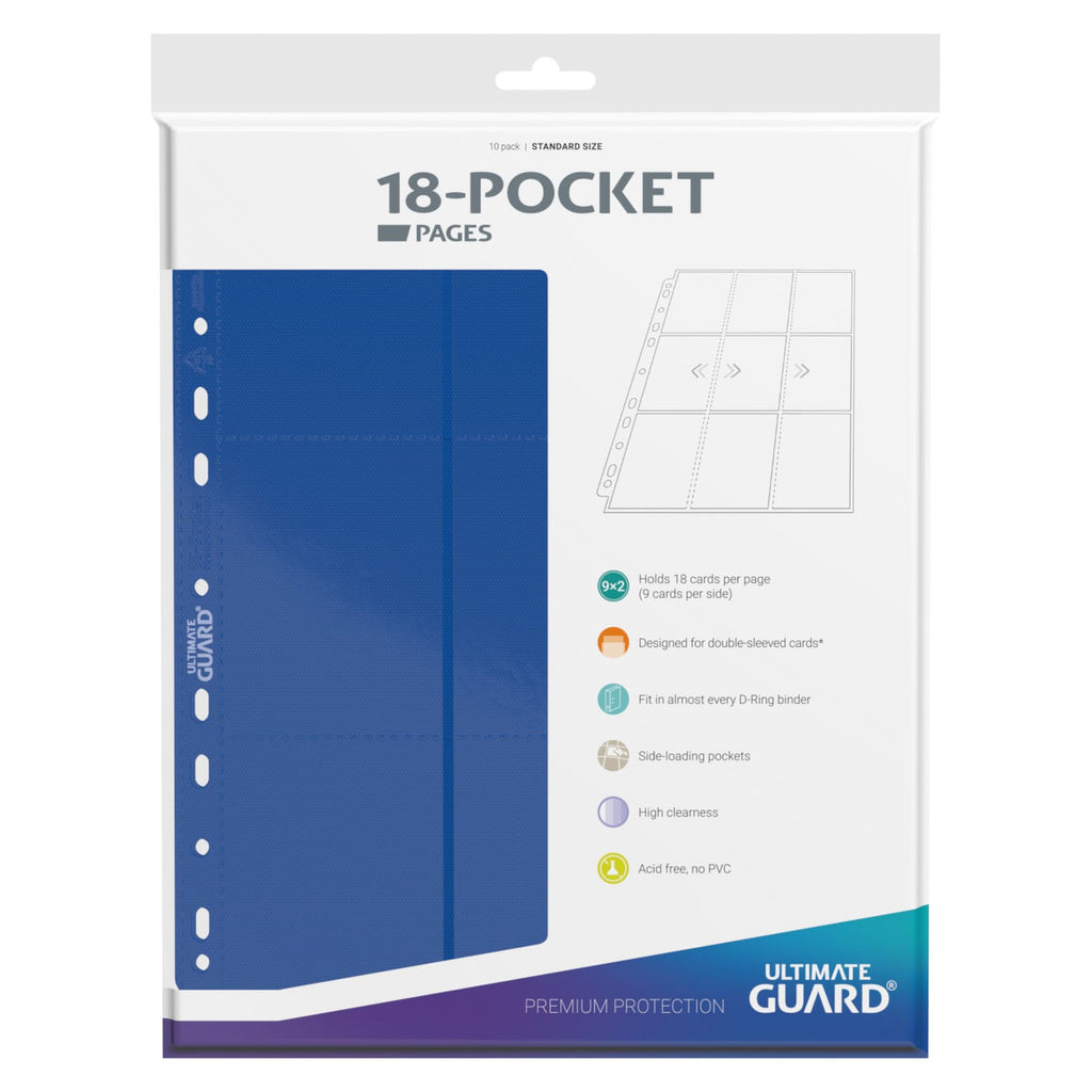 Immagine del prodotto Ultimate Guard Pagine 18 Tasche Side-Loading (10) - Blu