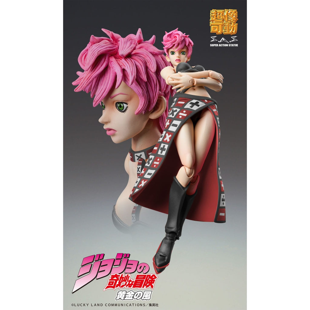 Immagine del prodotto JoJo's Bizarre Adventure Parte 5 Super Action Action Figure Trish Una Black Ver. 15 cm